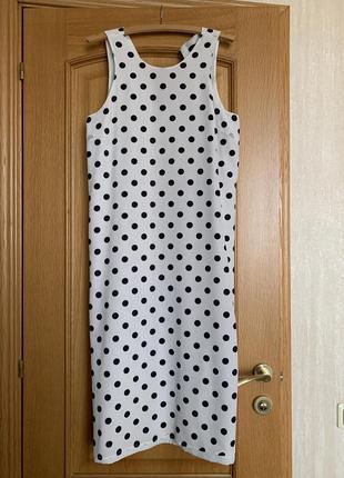 Шелковое свободное платье