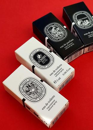 Diptyque набор пробников 6*2 ml (оригинал)2 фото