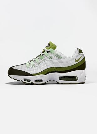 Кросівки nike air max 95 white/green 6