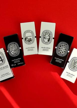 Diptyque набор пробников 6*2 ml (оригинал)