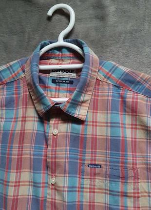 Шикарная фирменная рубашка. barbour