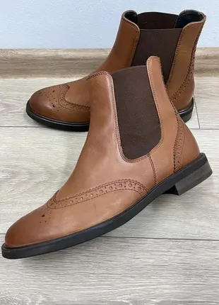 Sarotorial шкіряні коричневі якості прошиті чоловічі