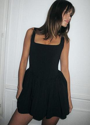Бархатное корсетное платье zara, бархатное, велюровое