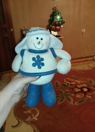 Сніговик новий рік декор