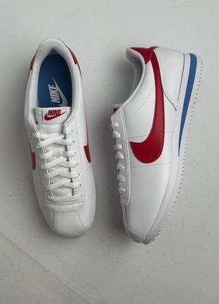 Кроссовки мужские nike cortez белые кожа