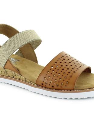 Женские босоножки bobs від skechers desert kiss - adobe princess