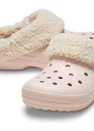 Утеплені сабо крокс crocs classic blitzen,37, 38