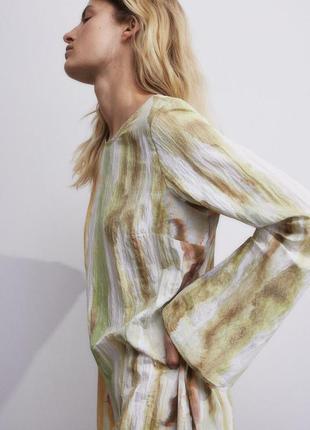 Вільне плаття сукня оверсайз з рукавом hm