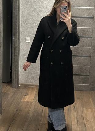 Пальто весеннее демисезон черное