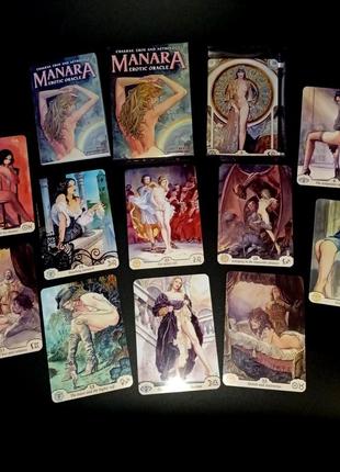 Карты таро оракул manara erotic oracle 35 больших карт в подарочной коробке+подарок