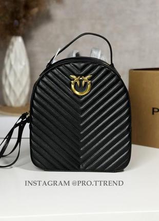 Женский рюкзак pinko, черный рюкзак