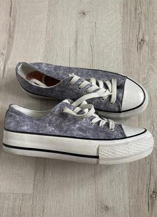 Кроссовки кеды в стиле converse