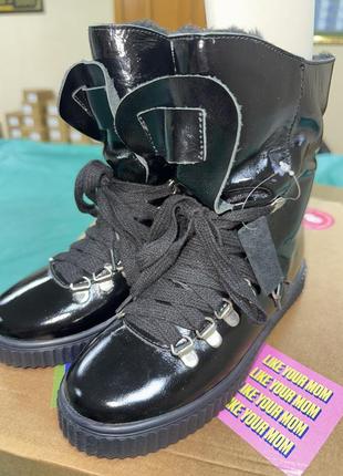 Чоботи зимові з натуральної шкіри