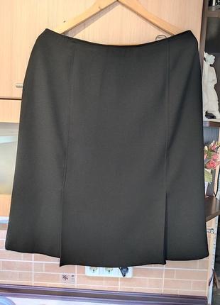 Классическая черная юбка р. xl-l