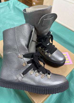 Чоботи шкіряні зимові 8