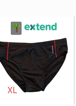🌴 мужские плавки extend – размер xl, 80% полиамид, 20% эластан трусы пляж 🌴