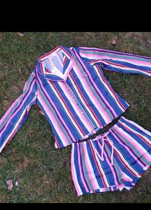 Uk8 новая атласная пижама boux avenue