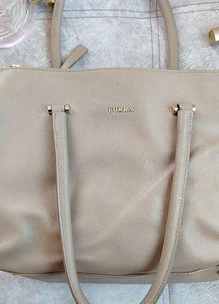 Сумка бежева furla