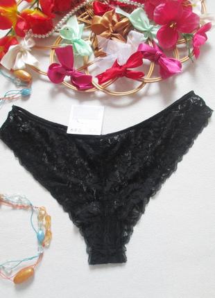 Классные черные кружевные трусики батал primark 💖🌺💖