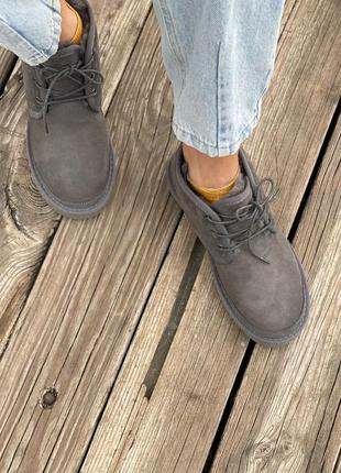 Женские серые угги ugg neumel grey3 фото