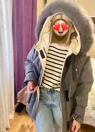 Стильный и очень красивый пуховик