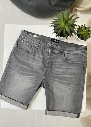 Джинсовые базовые шорты jack &jones, размер л