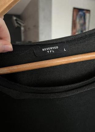 Лонгслив с джинсовыми рукавами от reserved