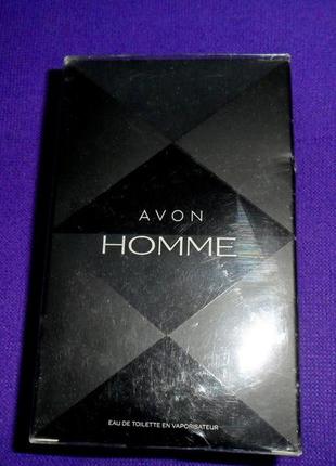 Туалетна вода avon homme