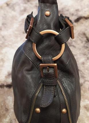 Кожаная сумка от "clarks"