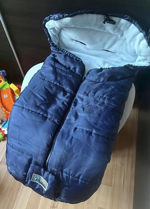 Зимовий теплий конверт у коляску або санчата.