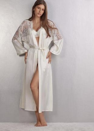 Intimissimi халат,пеньюар ,натуральний шовк,люкс ,бренд,оригінал3 фото