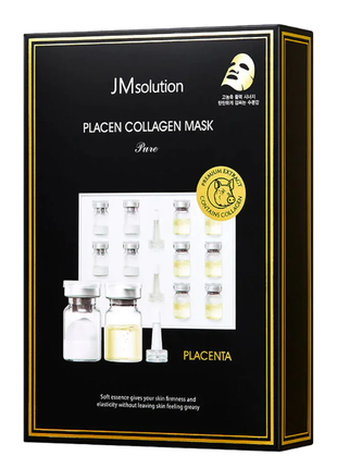 Jmsolution placen collagen mask pure плацентарна тканинна маска з колагеном