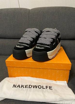 Мужские кроссовки на платформе naked wolfe