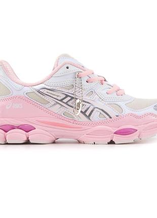 Кроссовки asics gel-nyc silver pink