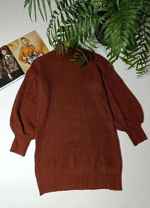 Подовжений светр-плаття