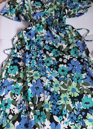 Довга сукня в квіточки  50 52  розмір нова