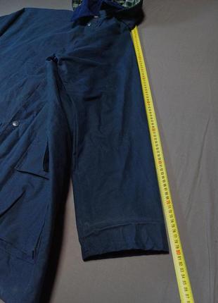 Плечи 50 см 100% waxed cotton темная охотничья вощеная куртка size м 4