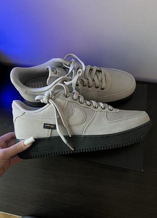 Кроссовки оригинал nike air force 1 low23 iron ore/23 iron are-black-smoke grey
