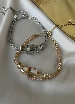 Браслет из чешского хрусталя