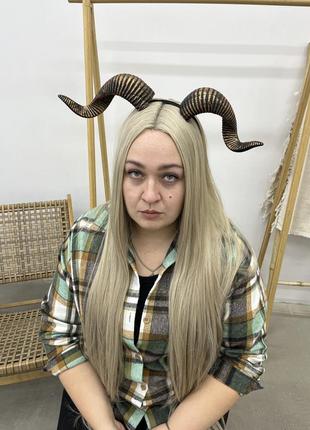 Рога на обруче , тёмные