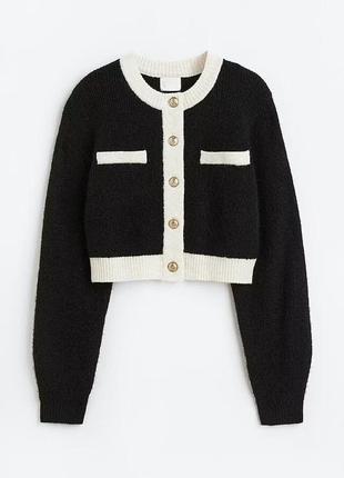 Кардиган в стиле old money h&m