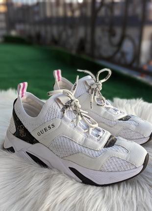❤️👟как новые! кроссовки guess оригинал 😱🔥 сникерсы гесс сникерсы geniver2 белые кроссы брендовые💥