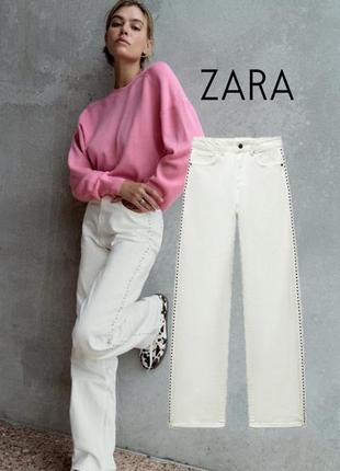 Джинсы zara белые джинсы от zara