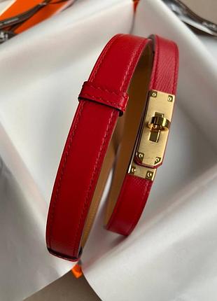 Брендовый кожаный женский ремень ремешок