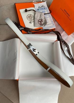 Брендовий шкіряний жіночий ремінь ремінець