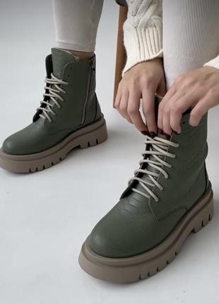 Ботинки кожаные, 38р