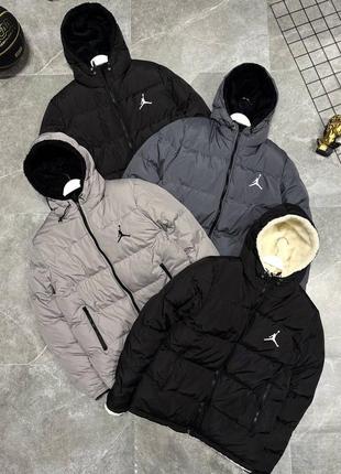 Куртка nike jordan двостороння тедді