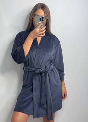 Женский халат с поясом