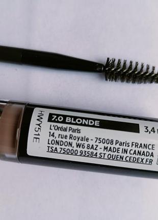 Тинт гель для бровей l'oreal paris unbelieva brow