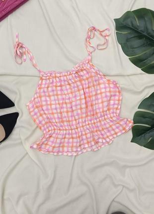 🎀 новый топ топик в клетку 38/м 🎀